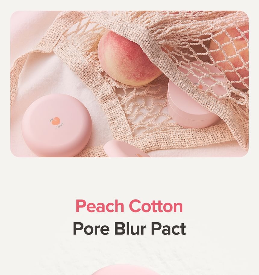 SKINFOOD - Peach Cotton Pore Blur Pact