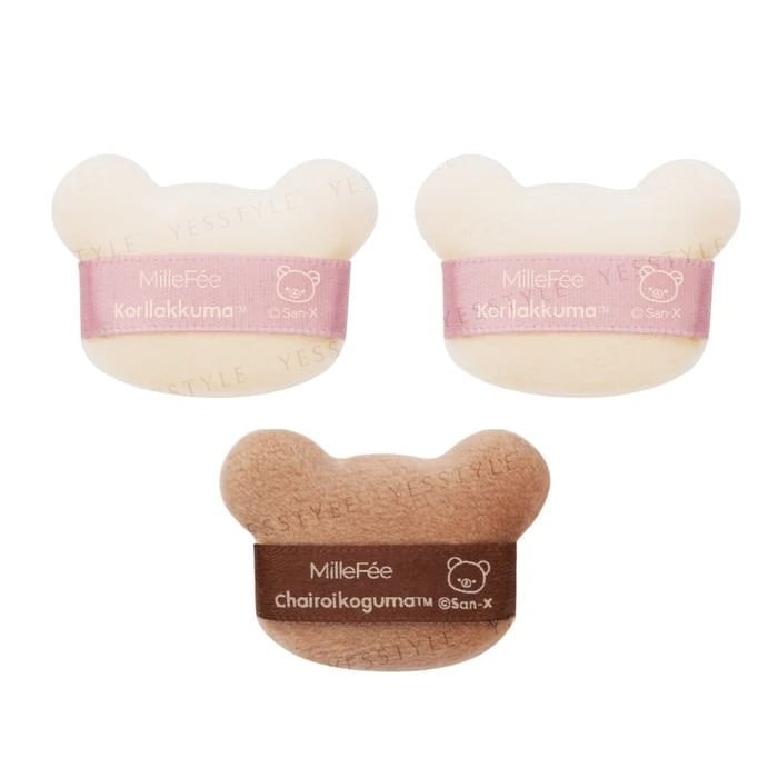 MilleFee - San-X Rilakkuma Korilakkuma & Chairoikoguma Puff (1 set)