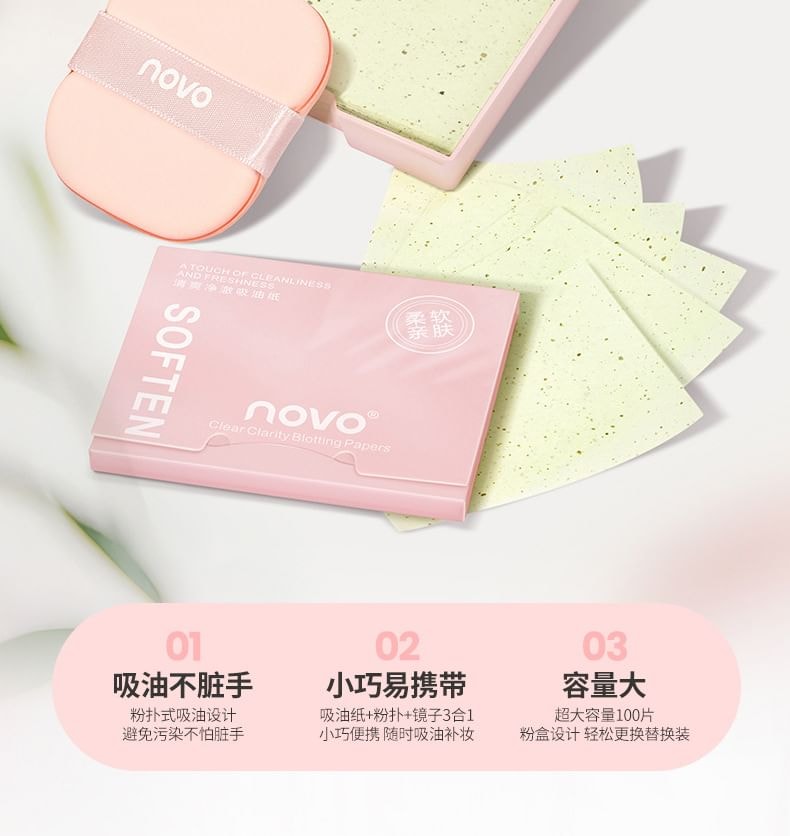 NOVO - Clear Clarity Blotting Paper / Refill