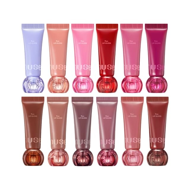 nuse[nu:z] - Reju Lip Gloss - 12 Colors