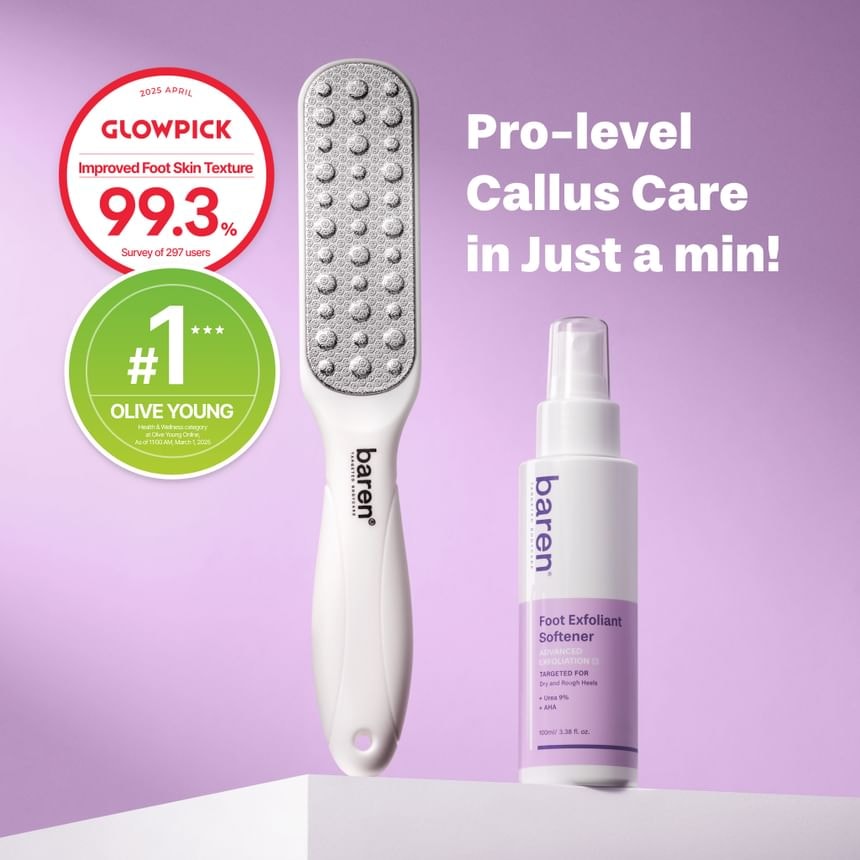 baren - Foot Callus Eraser Home Set