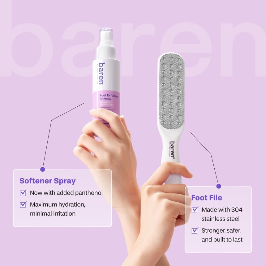 baren - Foot Callus Eraser Home Set
