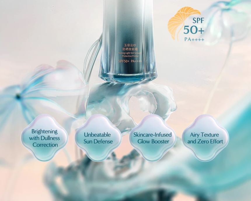 Florasis - Yurong Light Veil Smooth Protective Primer SPF50+ PA++++ - 3 Shades (01 Snow - 35g)