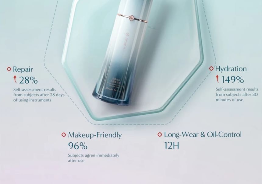 Florasis - Yurong Light Veil Smooth Protective Primer SPF50+ PA++++ - 3 Shades (01 Snow - 35g)