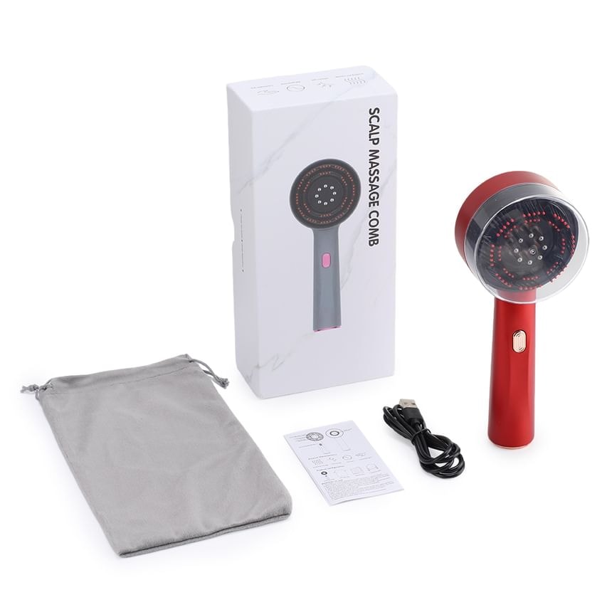 Beautyronics - USB Rechargeable Light Therapy Hair Brush