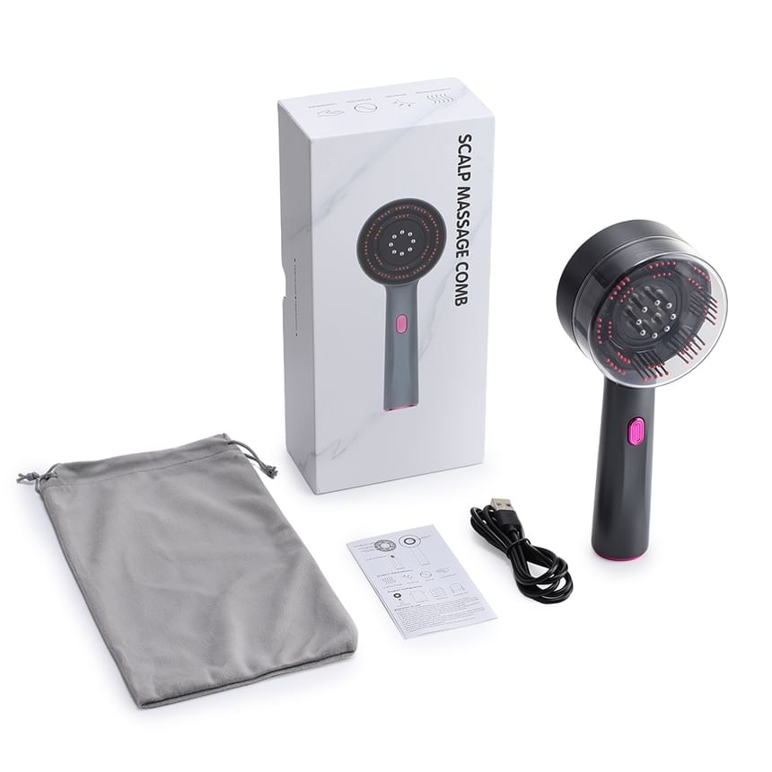 Beautyronics - USB Rechargeable Light Therapy Hair Brush