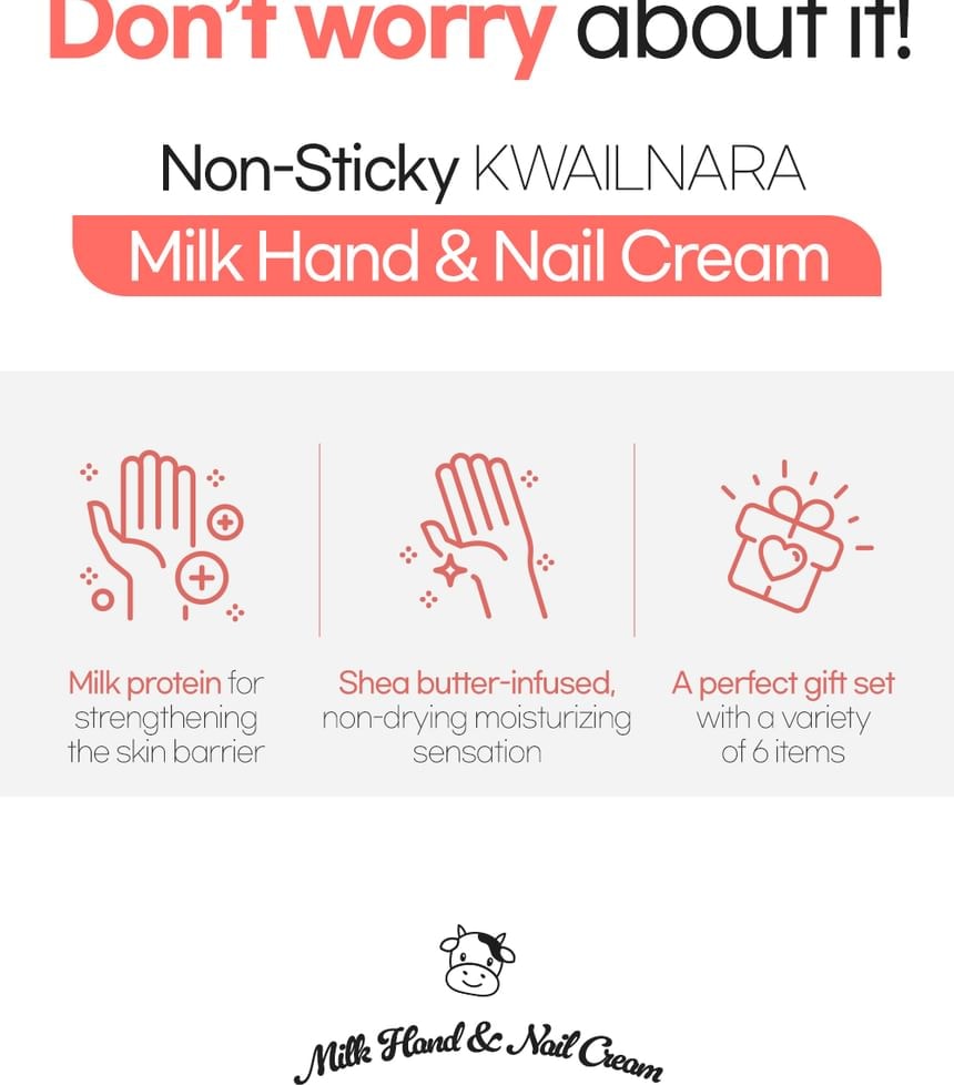 Kwailnara - Hand & Nail Cream Set - 2 Types (Sweet)