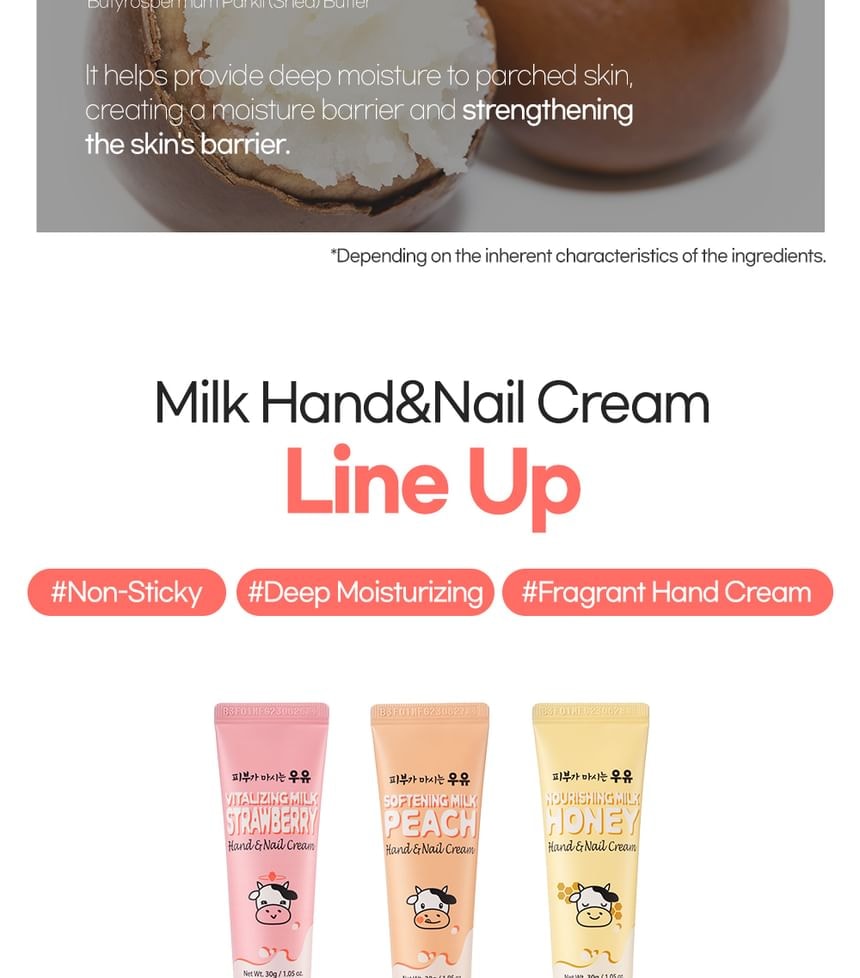 Kwailnara - Hand & Nail Cream Set - 2 Types (Sweet)