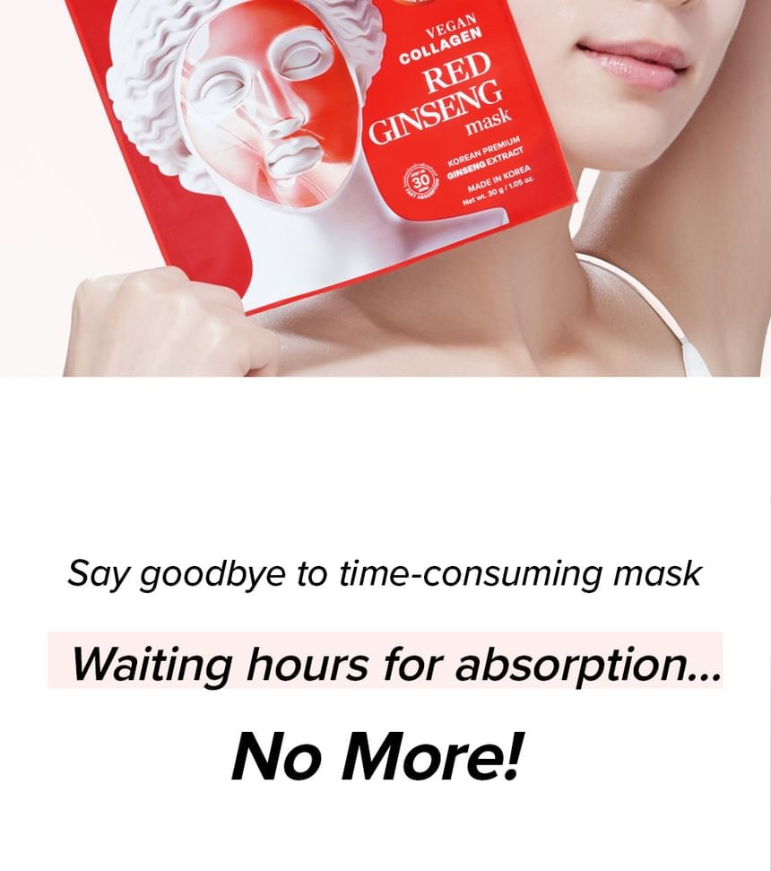 Mary&May - Vegan Collagen Red Ginseng Mask