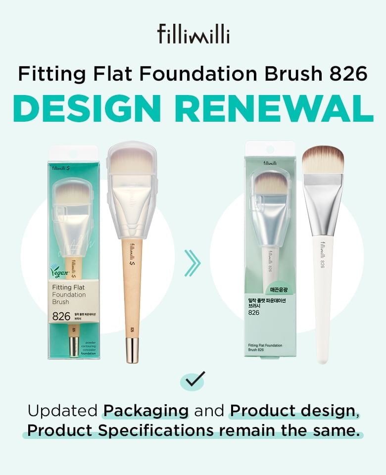 fillimilli - Fitting Flat Foundation Brush 826