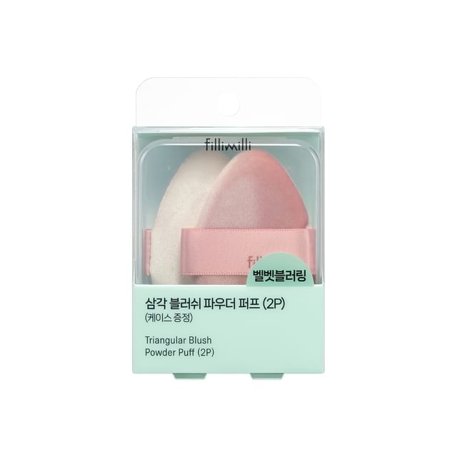 fillimilli - Triangular Blush Power Puff Set
