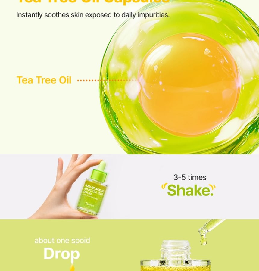 Purito SEOUL - Azelaic Acid 10 Kojic Tea Tree Serum