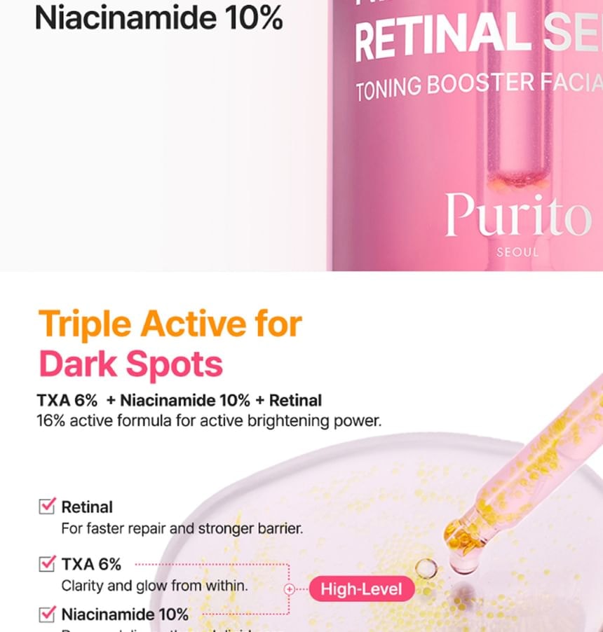 Purito SEOUL - TXA 6 Niacinamide 10 Retinal Serum