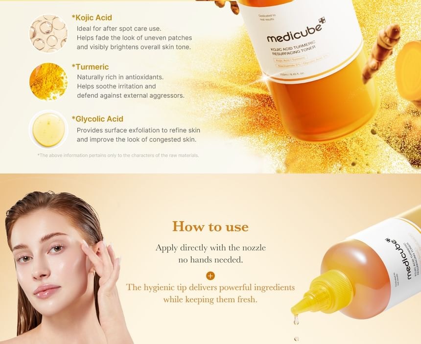 medicube - Kojic Acid Turmeric Resurfacing Toner