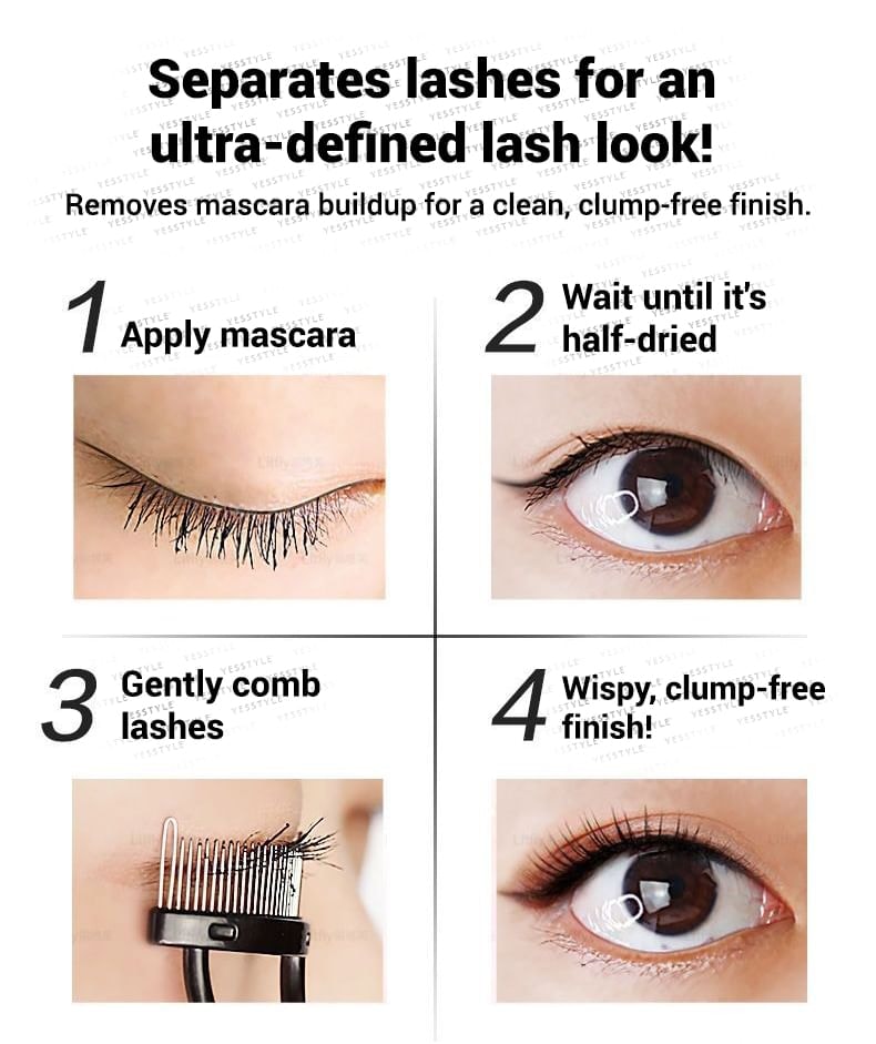 MSQ - Stainless Steel Eyelash Comb