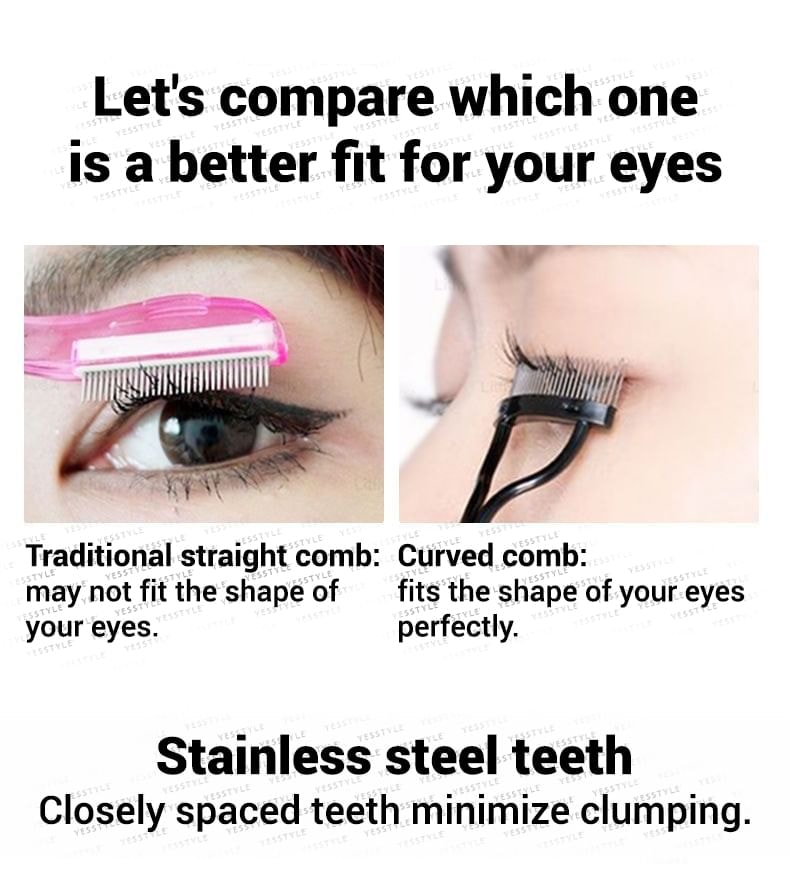 MSQ - Stainless Steel Eyelash Comb