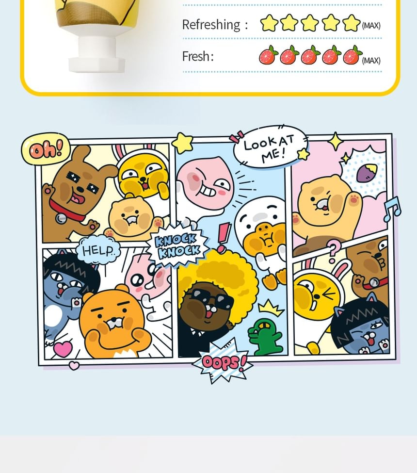 esfolio - Look At Me Hand Cream KAKAO FRIENDS Edition - 3 Types (Sweet Peach)