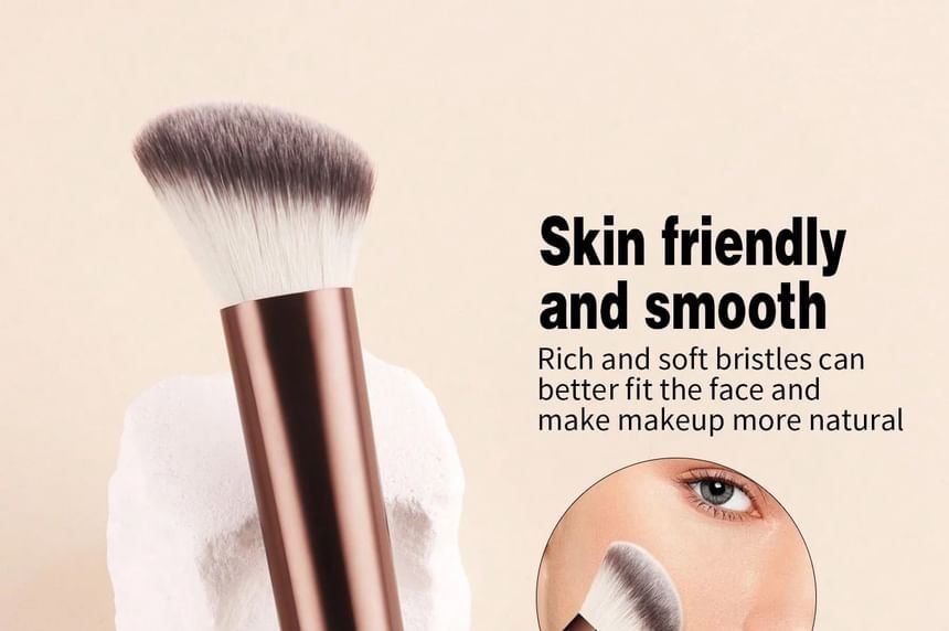 Stroke of Beauty - Set of 11: Makeup Brush + Makeup Blender Beauty Sponge + Triangle Powder Puff