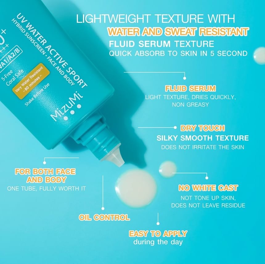 MizuMi - UV Water Active Sport Sunscreen SPF 50+ PA++++
