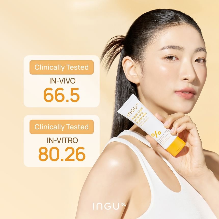 INGU - Super-Light Soothing Sunscreen SPF 50+ PA++++ + Biome Balance