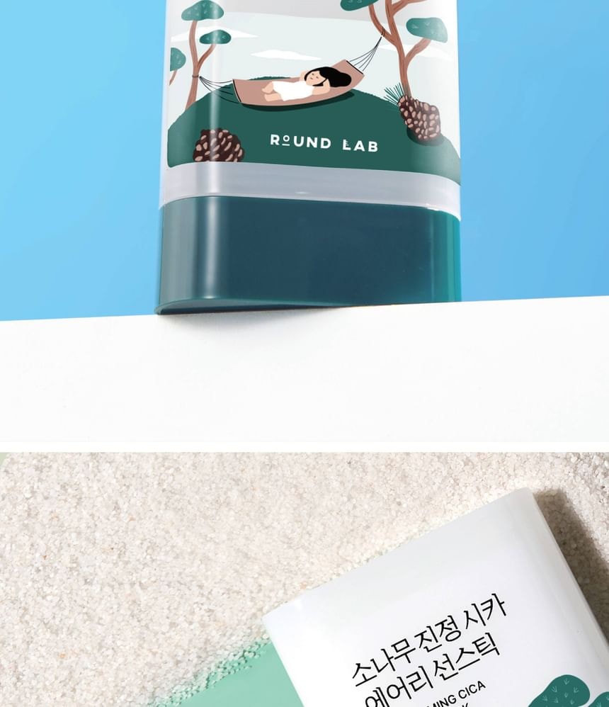 ROUND LAB - Pine Calming Cica Airy Sun Stick (19g)