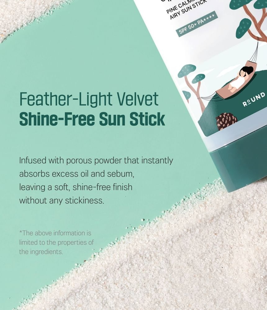 ROUND LAB - Pine Calming Cica Airy Sun Stick (19g)