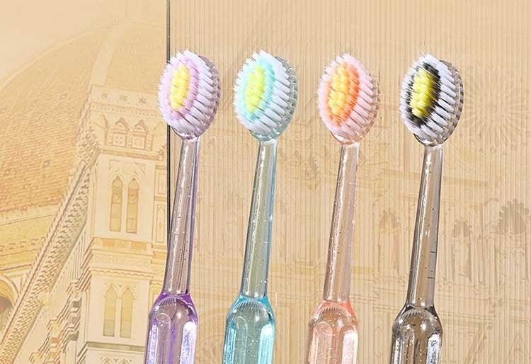 Miumi - Faux Crystal Handle Toothbrush