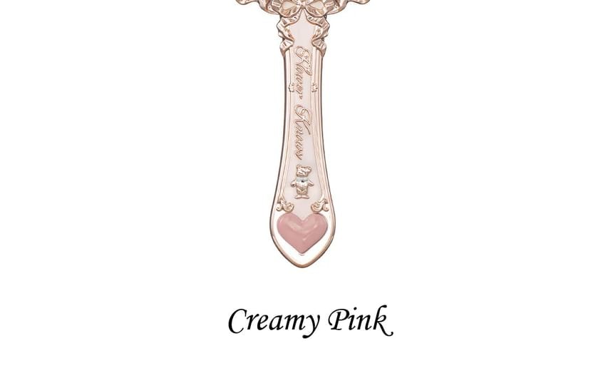 Flower Knows - The Sweetie Bear Hand Mirror - 3 Colors (Creamy Pink - 1pcs)