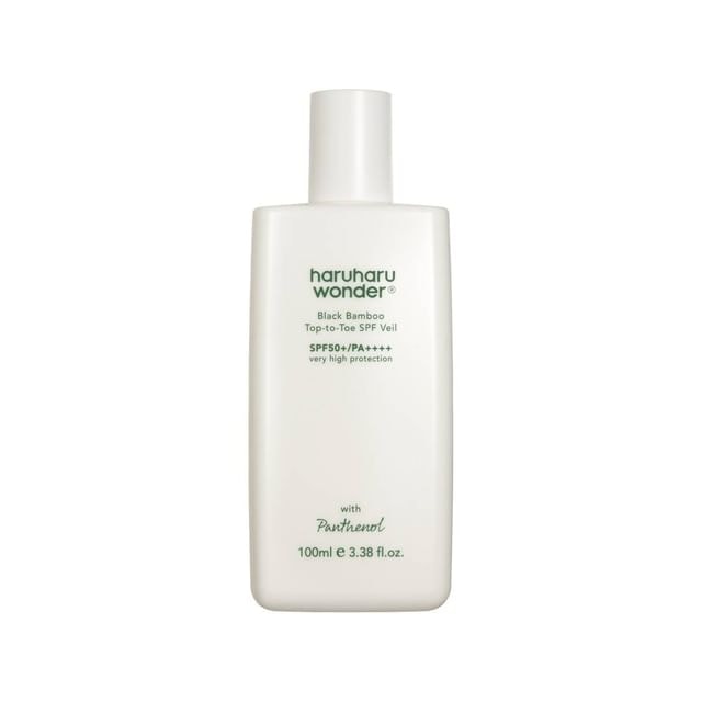 haruharu wonder - Black Bamboo Top-to-Toe SPF Veil