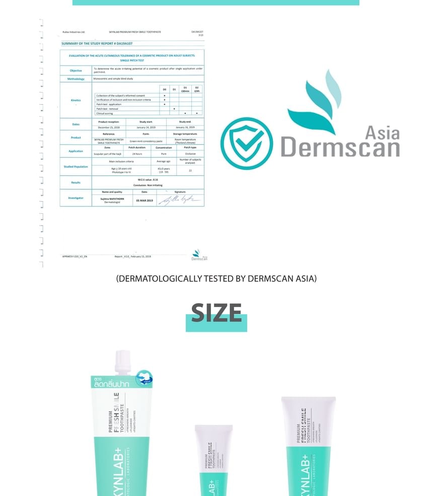 Skynlab - Premium Fresh Smile Toothpaste (100g)