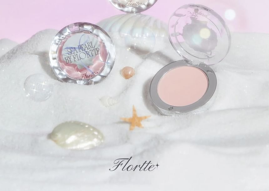 FLORTTE - Glass Sea Collection Single-Colour Highlighter - 3 Colors