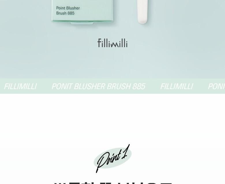 fillimilli - Point Blusher Brush 885