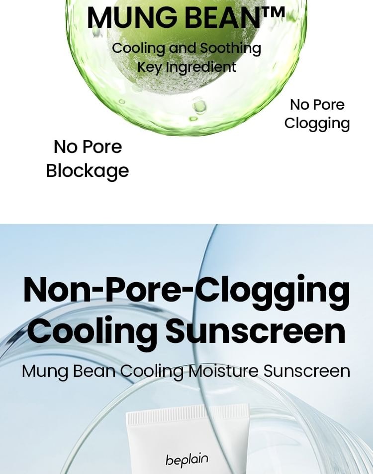 beplain - Mung Bean Cooling Moisture Sunscreen