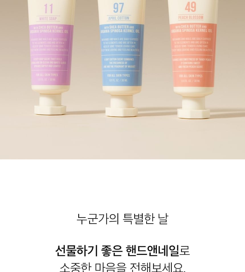 W.DRESSROOM - Perfume Hand & Nail Cream Set (3 pcs)