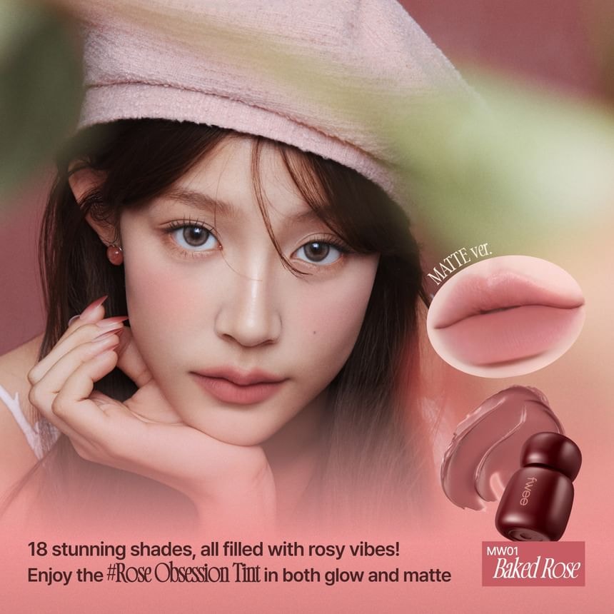 fwee - Rose Obsession Stay-Fit Lip Tint - 18 Colors
