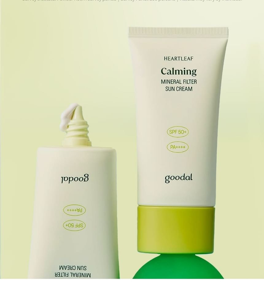Goodal - Heartleaf Calming Mineral Filter Sun Cream Mini (25ml)