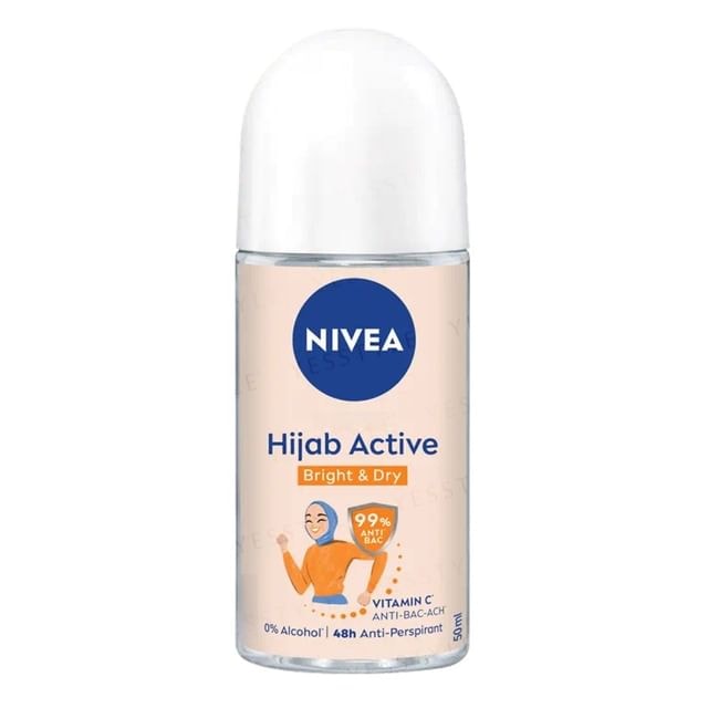 NIVEA - Hijab Active Bright & Dry Vitamin C Antibac-Ach Deodorant Roll On