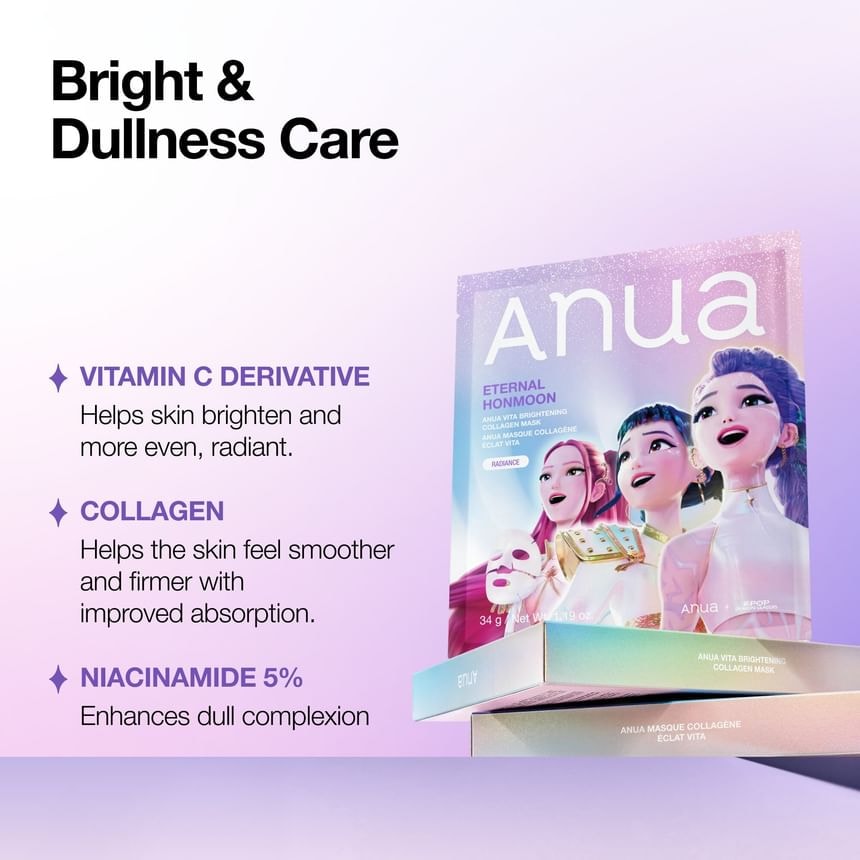 Anua - Vita Brightening Collagen Mask Kpop Demon Hunters Collaboration