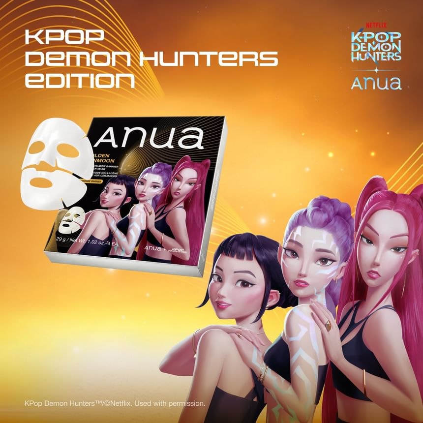 Anua - Ceramide Barrier Collagen Mask Kpop Demon Hunters Collaboration
