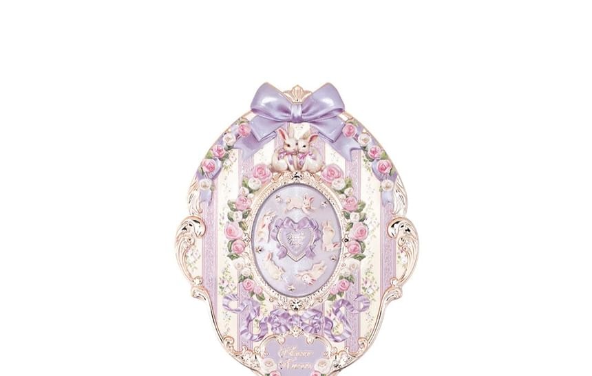 Flower Knows - Bunny Garden Hand Mirror - 3 Colors (Cloudy Blue - 1pcs)