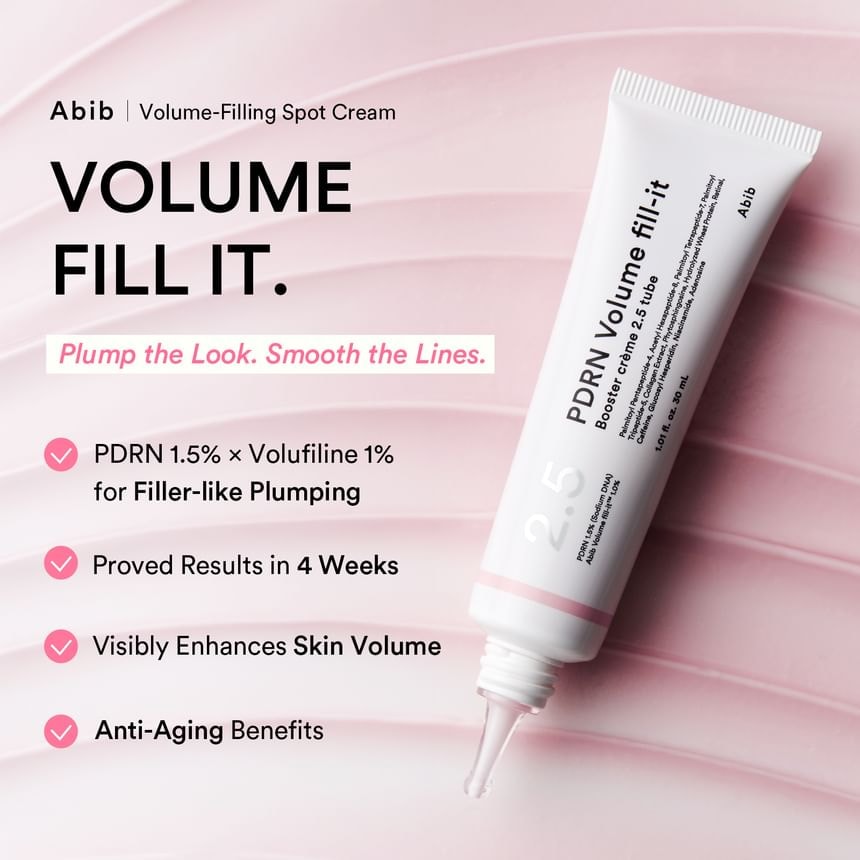 Abib - PDRN Volume Fill-it Booster Crème 2.5 Tube