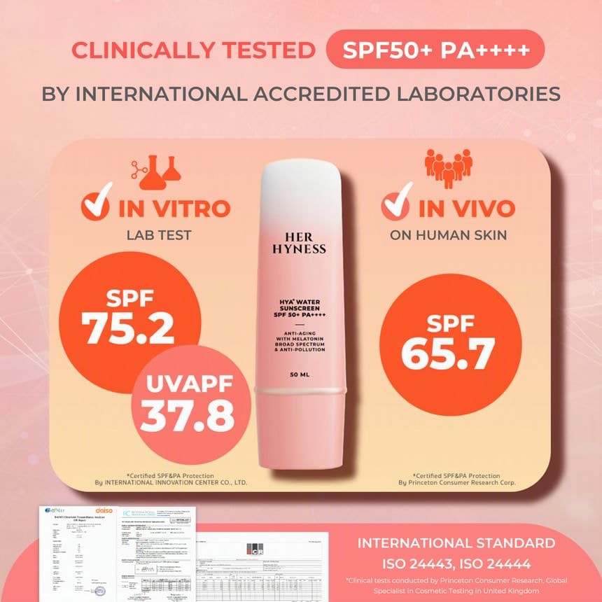 HER HYNESS - Hya+ Water Sunscreen SPF 50+ PA++++