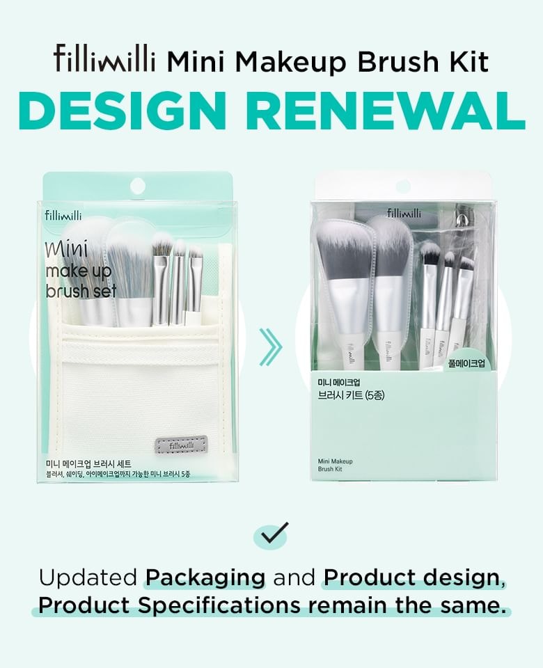 fillimilli - Mini Make Up Brush Set
