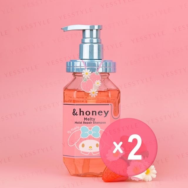 ViCREA - Sanrio My Melody &honey Melty Moist Repair Shampoo 2pcs Bundle Set