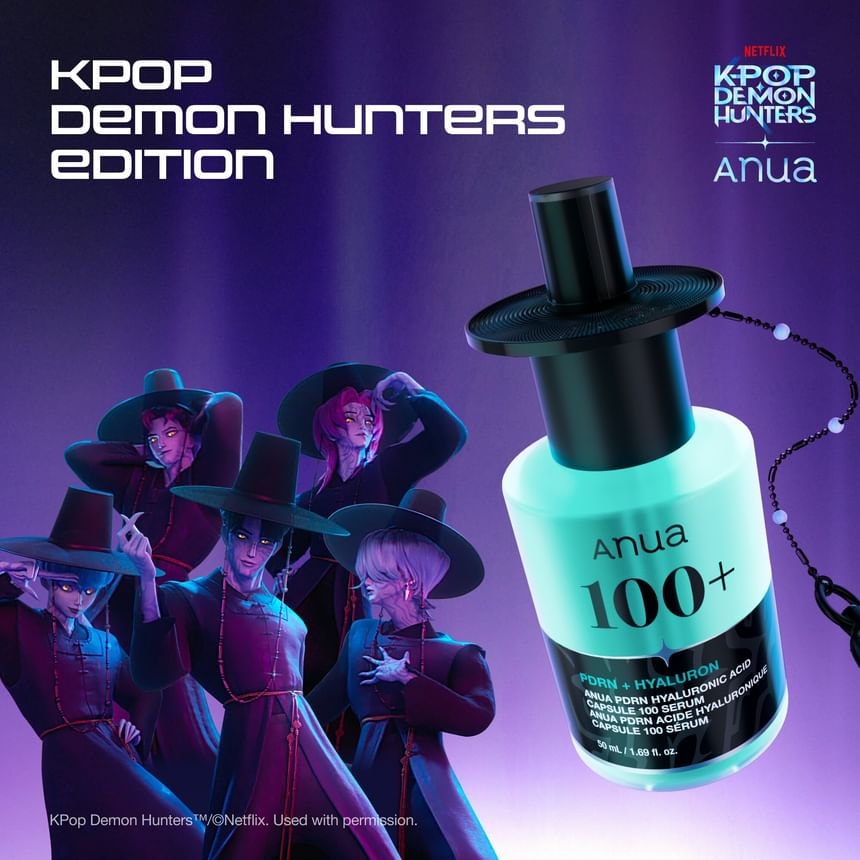 Anua - PDRN Hyaluronic Acid Capsule 100 Serum Set Kpop Demon Hunters Collaboration