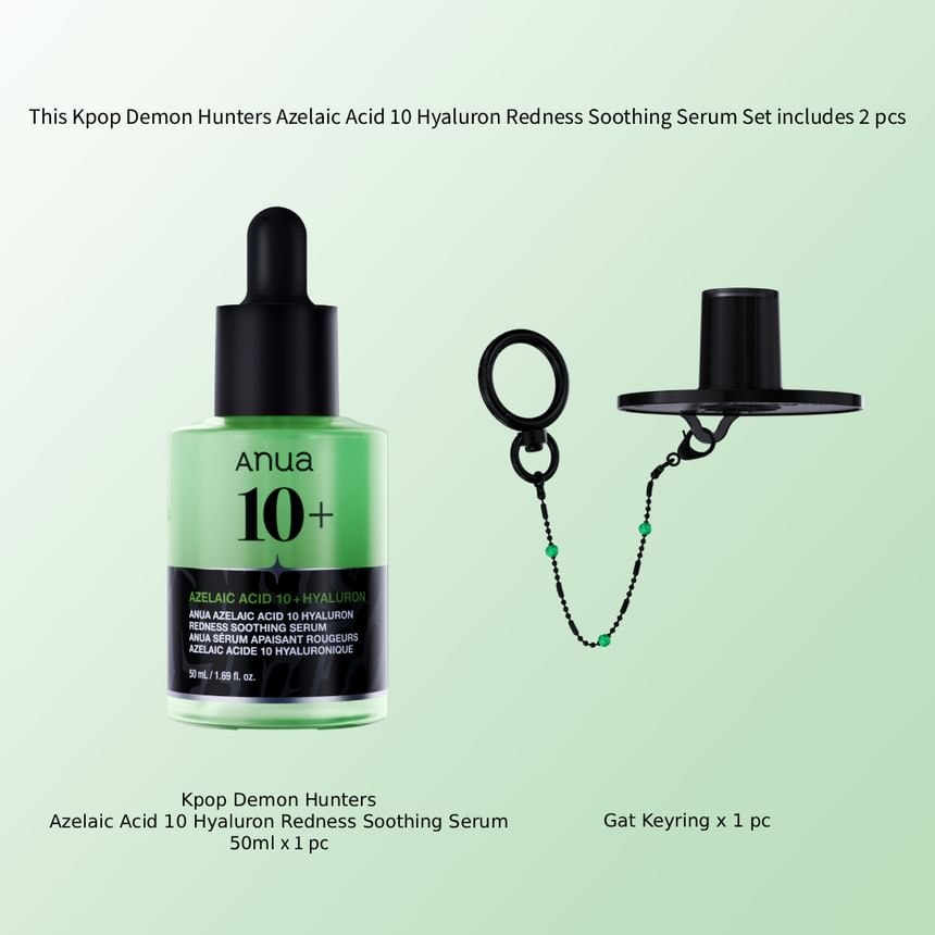 Anua - Azelaic Acid 10 Hyaluron Redness Soothing Serum Set Kpop Demon Hunters Collaboration