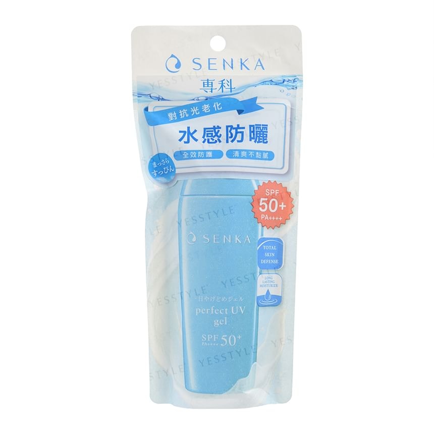 Shiseido - Senka Perfect UV Gel Waterproof Sunscreen SPF 50+ PA++++