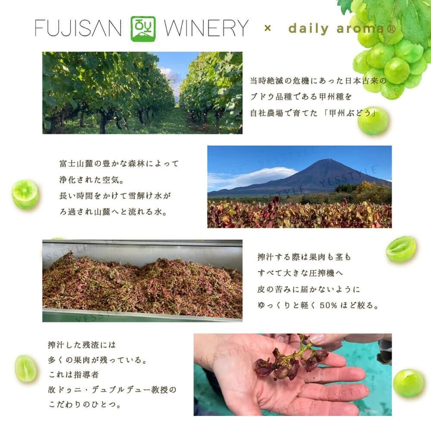 Daily Aroma Japan - Mount Fuji Green Grape Mini Hand Cream (20g)