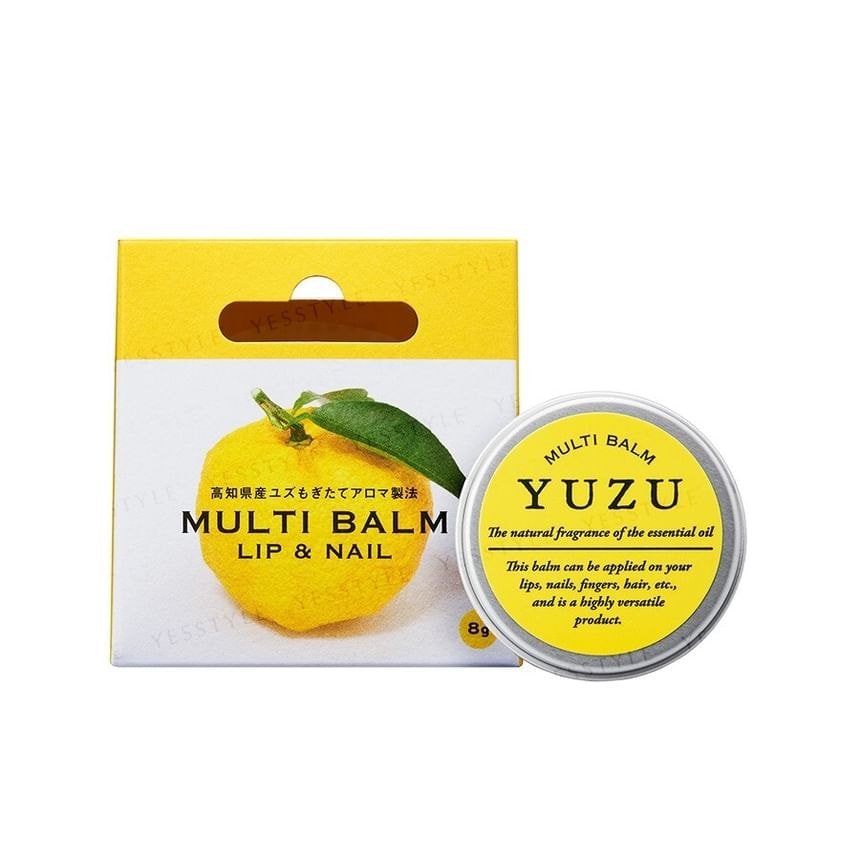 Daily Aroma Japan - Yuzu Multi Balm For Lip & Nail (8g)