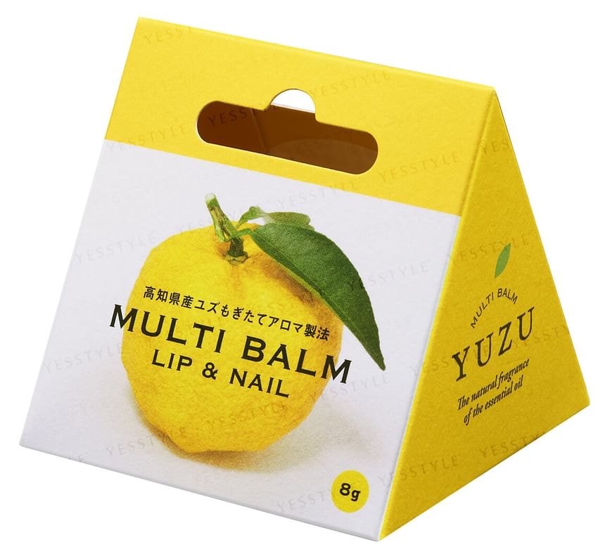 Daily Aroma Japan - Yuzu Multi Balm For Lip & Nail (8g)